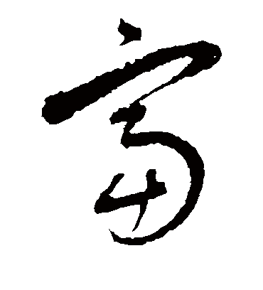 富（草书字帖） 王宠