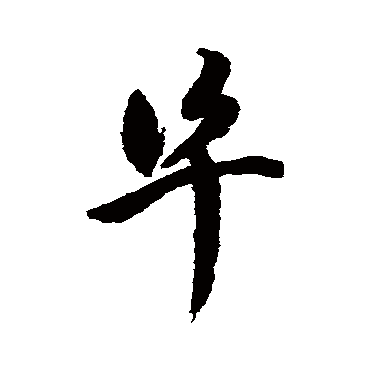 阜（其他字帖） 祝枝山